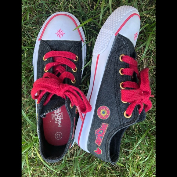 captain marvel girls shoes